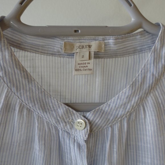 J. Crew Light Blue Tunic Top - Picture 5 of 10